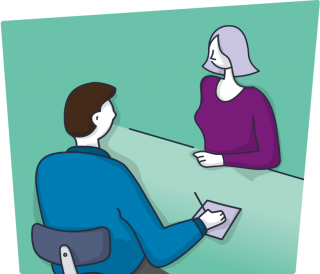 Arrange a Meeting Illustration